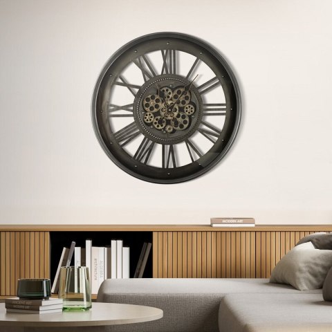 ZEGAR DEKORACYJNY 64 60 X 7 X 60 CM STALOWY EUROFIRANY ZEGAR DEKORACYJNY 64 60 X 7 X 60 CM STALOWY EUROFIRANY