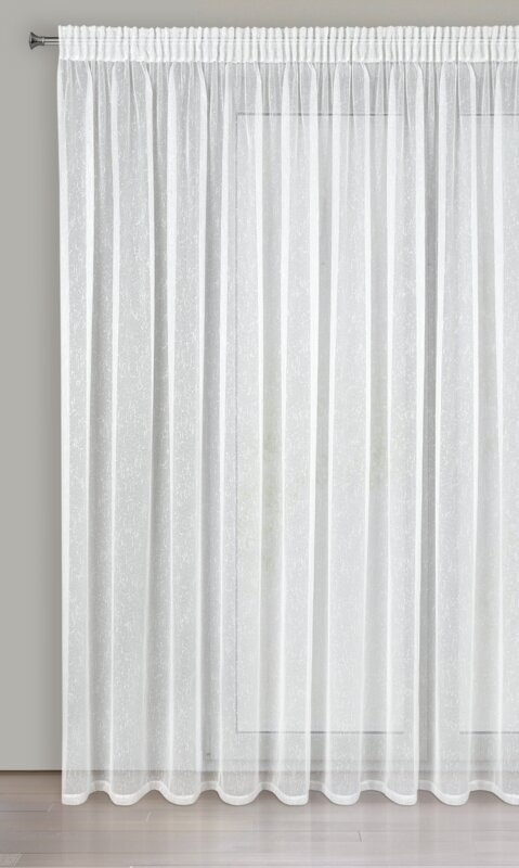 FIRANA GOTOWA KELLY NA TAŚMIE 300 X 250 CM BIAŁY EUROFIRANY FIRANA GOTOWA KELLY NA TAŚMIE 300 X 250 CM BIAŁY EUROFIRANY