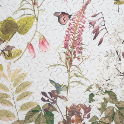 NARZUTA D91 ROSA 200 X 220 CM BIAŁY EUROFIRANY NARZUTA D91 ROSA 200 X 220 CM BIAŁY EUROFIRANY