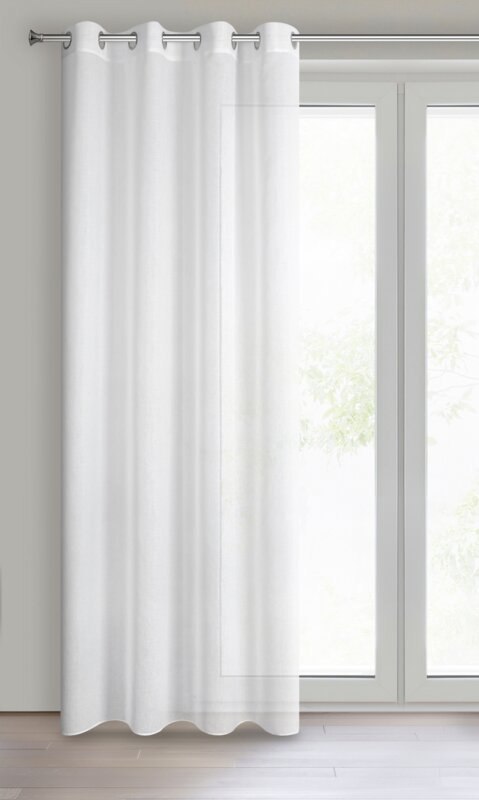 FIRANA GOTOWA MARGO 140 X 250 CM BIAŁY EUROFIRANY FIRANA GOTOWA MARGO 140 X 250 CM BIAŁY EUROFIRANY