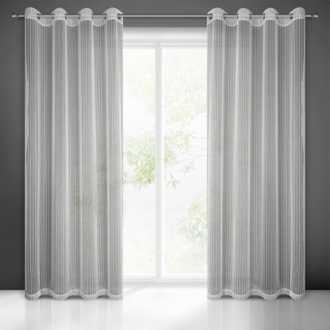 FIRANA GOTOWA NOELIA 140 X 250 CM SREBRNY EUROFIRANY FIRANA GOTOWA NOELIA 140 X 250 CM SREBRNY EUROFIRANY