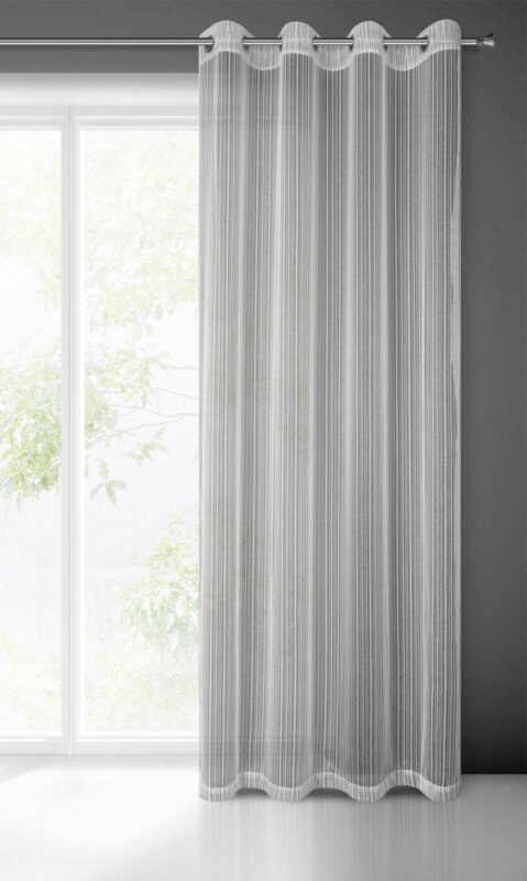 FIRANA GOTOWA NOELIA 140 X 250 CM SREBRNY EUROFIRANY FIRANA GOTOWA NOELIA 140 X 250 CM SREBRNY EUROFIRANY
