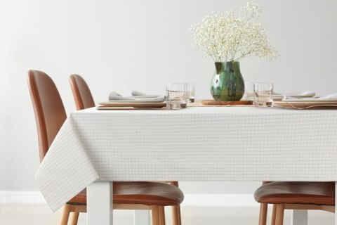 OBRUS FLASH 1 85 X 85 CM KREMOWY EUROFIRANY OBRUS FLASH 1 85 X 85 CM KREMOWY EUROFIRANY