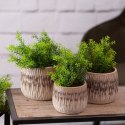 CERAMIKA FI 14 X 13 CM KREMOWY EUROFIRANY