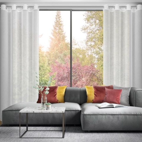 FIRANA GOTOWA LUNA 140 X 250 CM BIAŁY EUROFIRANY FIRANA GOTOWA LUNA 140 X 250 CM BIAŁY EUROFIRANY