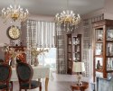 LAMPA GLITTER (03) FI 95 X 70 CM SREBRNY EUROFIRANY