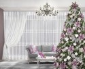 LAMPA GLITTER (03) FI 95 X 70 CM SREBRNY EUROFIRANY