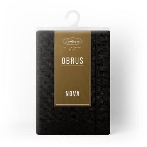 OBRUS STELLA 2 145 X 300 CM CZARNY EUROFIRANY OBRUS STELLA 2 145 X 300 CM CZARNY EUROFIRANY