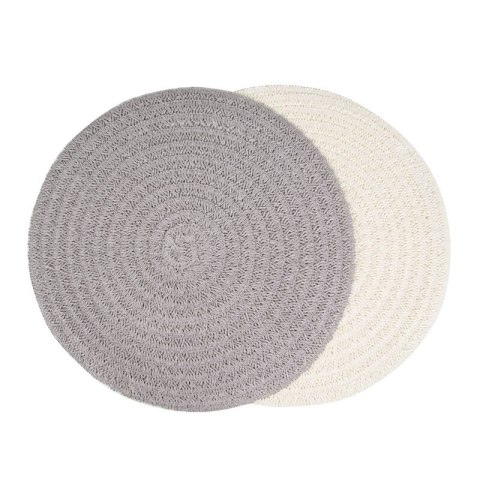 PODKŁADKA BOHO 9 FI 38 CM KREMOWY EUROFIRANY PODKŁADKA BOHO 9 FI 38 CM KREMOWY EUROFIRANY