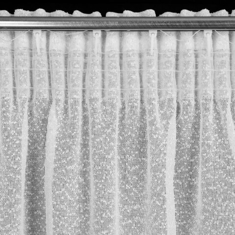 FIRANA GOTOWA RAIN NA TAŚMIE 140 X 270 CM BIAŁY EUROFIRANY FIRANA GOTOWA RAIN NA TAŚMIE 140 X 270 CM BIAŁY EUROFIRANY