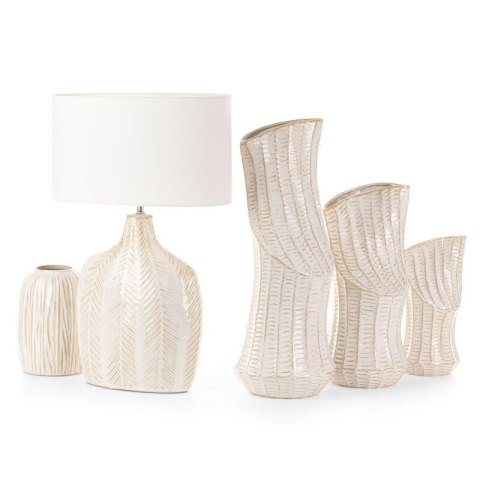 LAMPA DEKORACYJNA LIZA (01) O 38 X 58 CM KREMOWY EUROFIRANY LAMPA DEKORACYJNA LIZA (01) O 38 X 58 CM KREMOWY EUROFIRANY