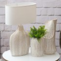 LAMPA DEKORACYJNA LIZA (01) O 38 X 58 CM KREMOWY EUROFIRANY