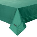 OBRUS VELVET 145 X 260 CM CIEMNOZIELONY EUROFIRANY