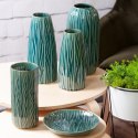 PATERA DEKORACYJNA REA (01) FI 25 X 5 CM ZIELONY EUROFIRANY