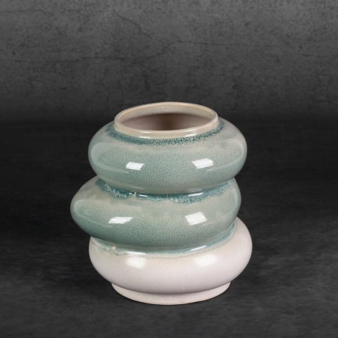 WAZON DEKORACYJNY LIANA (03) 19 X 18 X 19 CM KREMOWY EUROFIRANY WAZON DEKORACYJNY LIANA (03) 19 X 18 X 19 CM KREMOWY EUROFIRANY