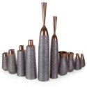 WAZON DEKORACYJNY MORENA (03) O 14 X 26 CM KREMOWY EUROFIRANY