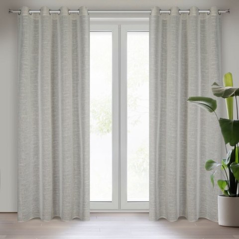 ZASŁONA GOTOWA AMARI 140 X 250 CM BEŻOWY EUROFIRANY ZASŁONA GOTOWA AMARI 140 X 250 CM BEŻOWY EUROFIRANY