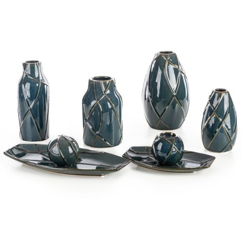 WAZON DEKORACYJNY TEO (01) FI 13 X 30 CM TURKUSOWY EUROFIRANY WAZON DEKORACYJNY TEO (01) FI 13 X 30 CM TURKUSOWY EUROFIRANY