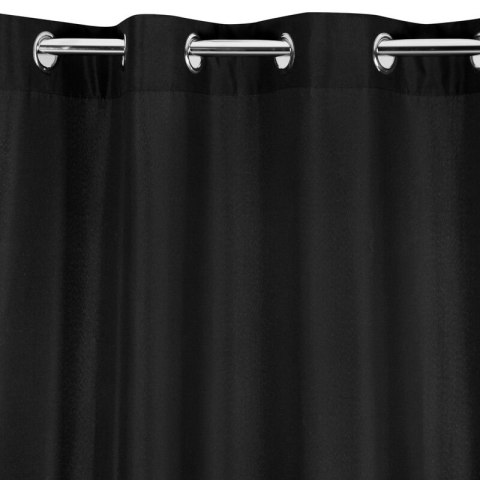ZASŁONA GOTOWA RITA 140 X 250 CM CZARNY EUROFIRANY ZASŁONA GOTOWA RITA 140 X 250 CM CZARNY EUROFIRANY