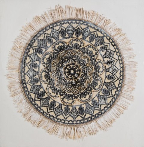 OBRAZ 501B 60 X 60 CM BEŻOWY EUROFIRANY OBRAZ 501B 60 X 60 CM BEŻOWY EUROFIRANY