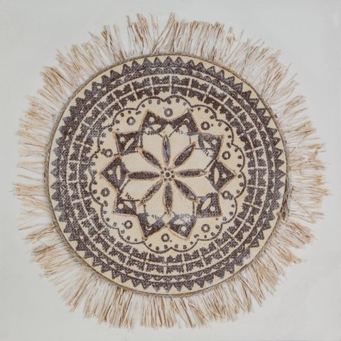 OBRAZ 501B 60 X 60 CM BEŻOWY EUROFIRANY OBRAZ 501B 60 X 60 CM BEŻOWY EUROFIRANY