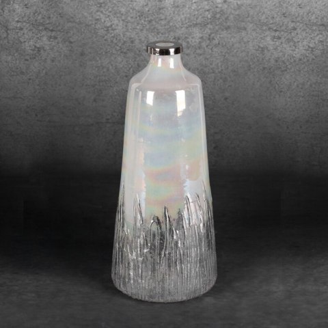 SZKLANY WAZON DEKORACYJNY ADEN (01) FI 15 X 36 CM KREMOWY EUROFIRANY SZKLANY WAZON DEKORACYJNY ADEN (01) FI 15 X 36 CM KREMOWY EUROFIRANY