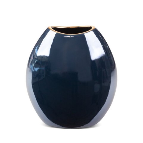 WAZON DEKORACYJNY AMORA1 (2) 18 X 9 X 20 CM GRANATOWY EUROFIRANY WAZON DEKORACYJNY AMORA1 (2) 18 X 9 X 20 CM GRANATOWY EUROFIRANY