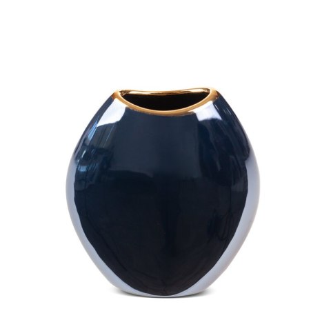 WAZON DEKORACYJNY AMORA1 (3) 14 X 7 X 16 CM GRANATOWY EUROFIRANY WAZON DEKORACYJNY AMORA1 (3) 14 X 7 X 16 CM GRANATOWY EUROFIRANY
