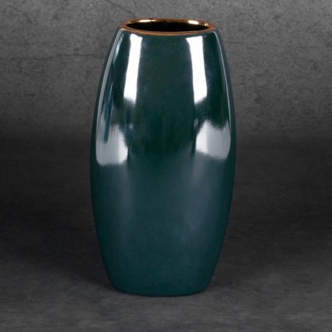 WAZON DEKORACYJNY AMORA2 (5) 13 X 9 X 25 CM ZIELONY EUROFIRANY WAZON DEKORACYJNY AMORA2 (5) 13 X 9 X 25 CM ZIELONY EUROFIRANY