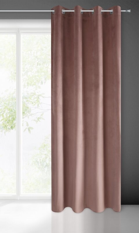 ZASŁONA GOTOWA PIERRE 140 X 250 CM CIEMNORÓŻOWY EUROFIRANY ZASŁONA GOTOWA PIERRE 140 X 250 CM CIEMNORÓŻOWY EUROFIRANY