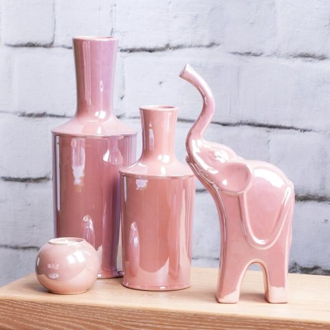 ŚWIĄTECZNA CERAMIKA FI 7 X 15 CM RÓŻOWY EUROFIRANY ŚWIĄTECZNA CERAMIKA FI 7 X 15 CM RÓŻOWY EUROFIRANY