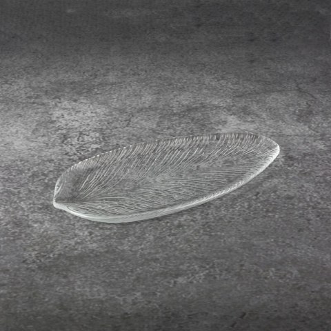 SZKLANA PATERA DEKORACYJNA DEBI (02) 30 X 14 X 2 CM TRANSPARENTNY EUROFIRANY SZKLANA PATERA DEKORACYJNA DEBI (02) 30 X 14 X 2 CM TRANSPARENTNY EUROFIRANY