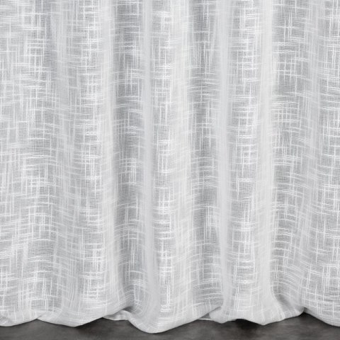 ZASŁONA GOTOWA RUBI NA TAŚMIE 140 X 270 CM BIAŁY EUROFIRANY ZASŁONA GOTOWA RUBI NA TAŚMIE 140 X 270 CM BIAŁY EUROFIRANY