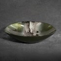 SZKLANA MISA DEKORACYJNA SABA (04) 27 X 19 X 5 CM ZIELONY EUROFIRANY