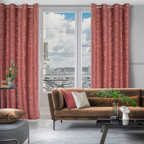 ZASŁONA GOTOWA OCTAVIA 140 X 250 CM CIEMNORÓŻOWY EUROFIRANY ZASŁONA GOTOWA OCTAVIA 140 X 250 CM CIEMNORÓŻOWY EUROFIRANY