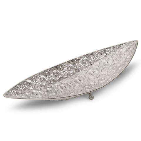 PATERA DEKORACYJNA AMELI (03) 46 X 16 X 9 CM SREBRNY EUROFIRANY PATERA DEKORACYJNA AMELI (03) 46 X 16 X 9 CM SREBRNY EUROFIRANY