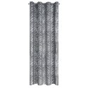 ZASŁONA GOTOWA SARA 140 X 250 CM STALOWY EUROFIRANY