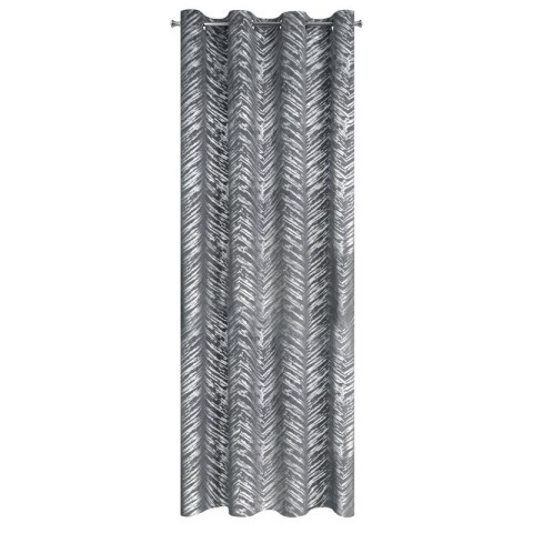 ZASŁONA GOTOWA SARA 140 X 250 CM STALOWY EUROFIRANY ZASŁONA GOTOWA SARA 140 X 250 CM STALOWY EUROFIRANY