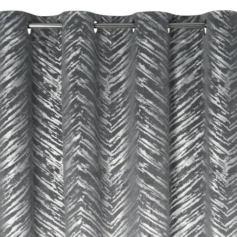 ZASŁONA GOTOWA SARA 140 X 250 CM STALOWY EUROFIRANY ZASŁONA GOTOWA SARA 140 X 250 CM STALOWY EUROFIRANY