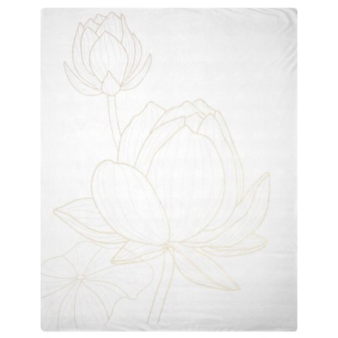KOC LILI 1 150 X 200 CM BIAŁY EUROFIRANY KOC LILI 1 150 X 200 CM BIAŁY EUROFIRANY