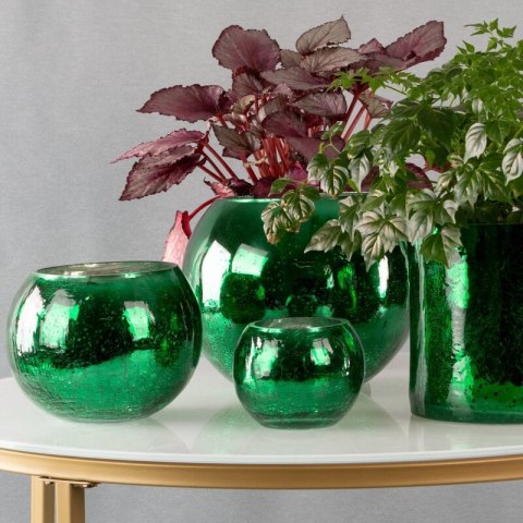 SZKŁO DEKORACYJNE VERRE3 (3) FI 12 X 12 CM ZIELONY EUROFIRANY SZKŁO DEKORACYJNE VERRE3 (3) FI 12 X 12 CM ZIELONY EUROFIRANY