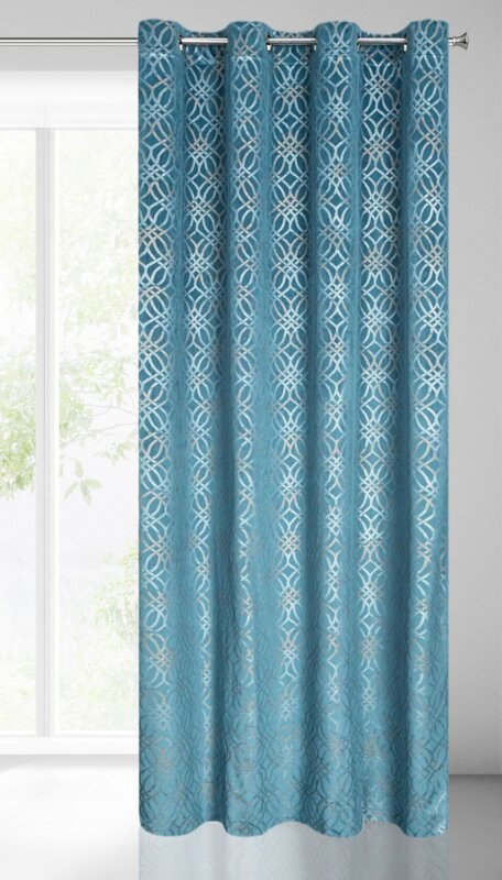 ZASŁONA GOTOWA ARETA 140 X 250 CM NIEBIESKI EUROFIRANY ZASŁONA GOTOWA ARETA 140 X 250 CM NIEBIESKI EUROFIRANY
