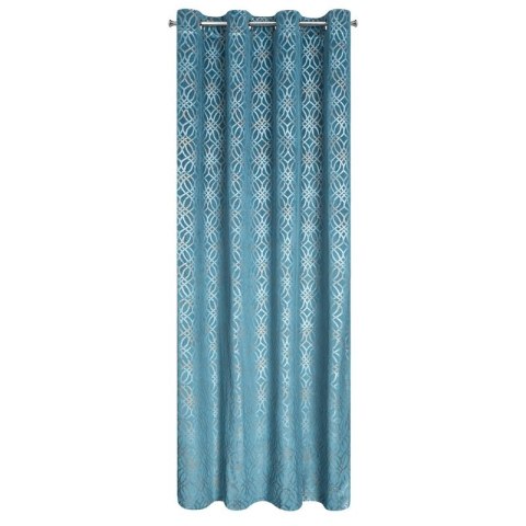ZASŁONA GOTOWA ARETA 140 X 250 CM NIEBIESKI EUROFIRANY ZASŁONA GOTOWA ARETA 140 X 250 CM NIEBIESKI EUROFIRANY