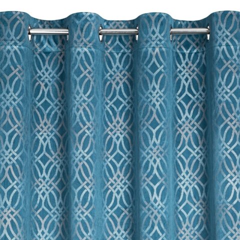 ZASŁONA GOTOWA ARETA 140 X 250 CM NIEBIESKI EUROFIRANY ZASŁONA GOTOWA ARETA 140 X 250 CM NIEBIESKI EUROFIRANY