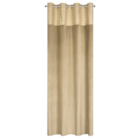ZASŁONA GOTOWA ELEN 140 X 250 CM BEŻOWY EUROFIRANY ZASŁONA GOTOWA ELEN 140 X 250 CM BEŻOWY EUROFIRANY