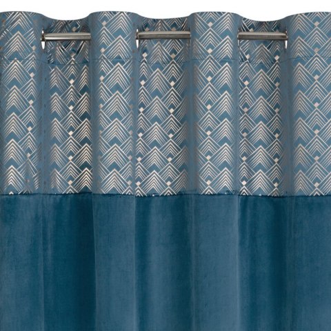 ZASŁONA GOTOWA ELEN 140 X 250 CM NIEBIESKI EUROFIRANY ZASŁONA GOTOWA ELEN 140 X 250 CM NIEBIESKI EUROFIRANY