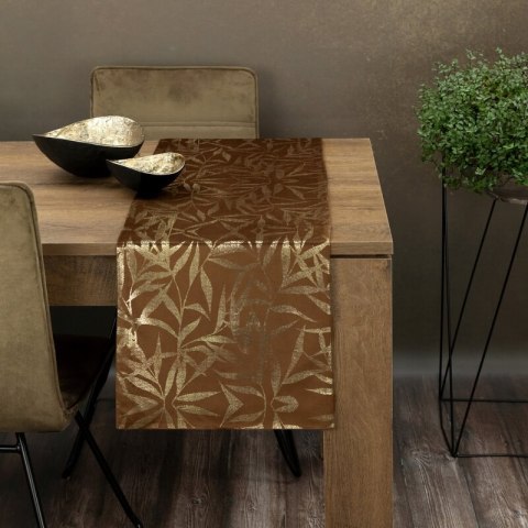 OBRUS BLINK 15 35 X 140 CM BRĄZOWY EUROFIRANY OBRUS BLINK 15 35 X 140 CM BRĄZOWY EUROFIRANY