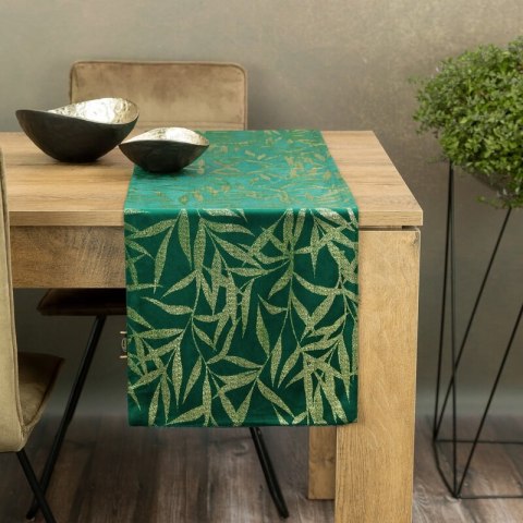 OBRUS BLINK 15 35 X 140 CM CIEMNOZIELONY EUROFIRANY OBRUS BLINK 15 35 X 140 CM CIEMNOZIELONY EUROFIRANY