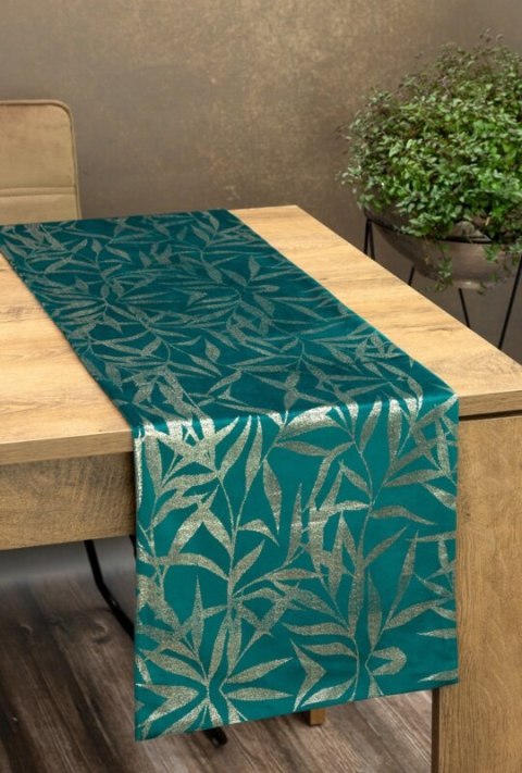 OBRUS BLINK 15 35 X 220 CM CIEMNOTURKUSOWY EUROFIRANY OBRUS BLINK 15 35 X 220 CM CIEMNOTURKUSOWY EUROFIRANY