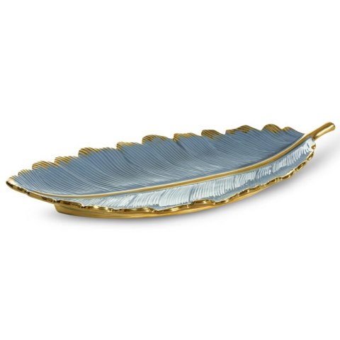 PATERA DEKORACYJNA HIRAL 53 X 23 X 7 CM NIEBIESKI EUROFIRANY PATERA DEKORACYJNA HIRAL 53 X 23 X 7 CM NIEBIESKI EUROFIRANY